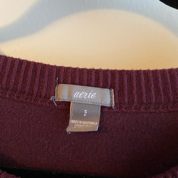 Aerie lightweight purple tunic long sleeve size small - Picture 5 of 5